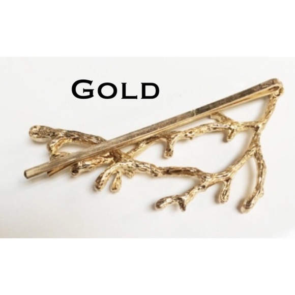 NEW Gold Hair Boho Pin branch Minimalist hairpin